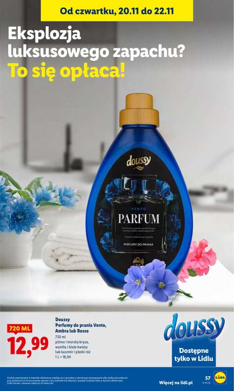 Lidl - gazetka promocyjna Oferta od czwartku od czwartku 20.11 do soboty 22.11 - strona 61