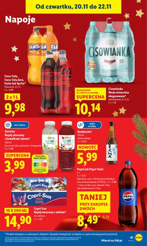 Lidl - gazetka promocyjna Oferta od czwartku od czwartku 20.11 do soboty 22.11 - strona 43