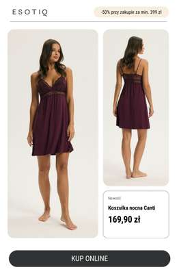 Esotiq - gazetka promocyjna -50% przy zakupach za min. 399 zł od czwartku 20.11 do niedzieli 30.11 - strona 6