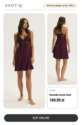 Esotiq - gazetka promocyjna -50% przy zakupach za min. 399 zł od czwartku 20.11 do niedzieli 30.11 - strona 6