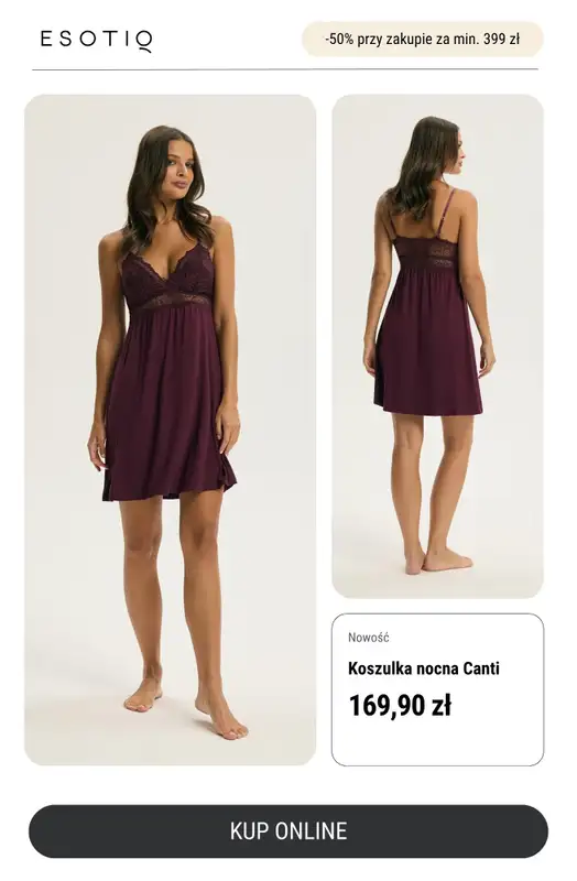 Esotiq - gazetka promocyjna -50% przy zakupach za min. 399 zł od czwartku 20.11 do niedzieli 30.11 - strona 6