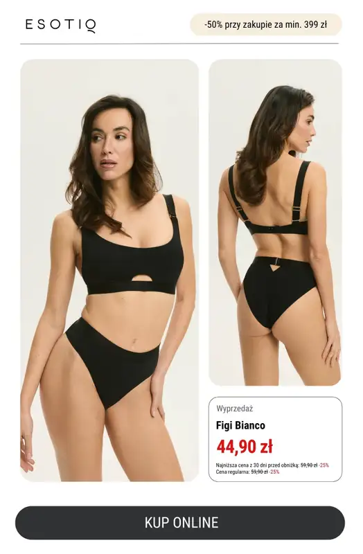 Esotiq - gazetka promocyjna -50% przy zakupach za min. 399 zł od czwartku 20.11 do niedzieli 30.11 - strona 15