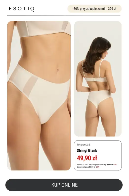 Esotiq - gazetka promocyjna -50% przy zakupach za min. 399 zł od czwartku 20.11 do niedzieli 30.11 - strona 11