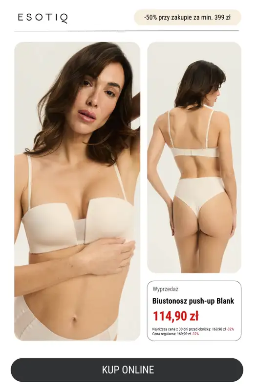 Esotiq - gazetka promocyjna -50% przy zakupach za min. 399 zł od czwartku 20.11 do niedzieli 30.11 - strona 10