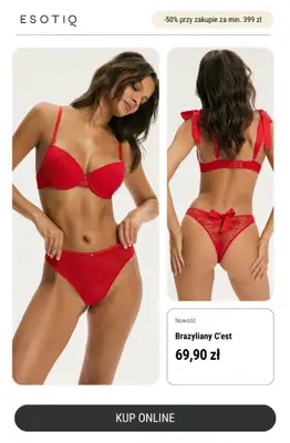 Esotiq - gazetka promocyjna -50% przy zakupach za min. 399 zł od czwartku 20.11 do niedzieli 30.11 - strona 9