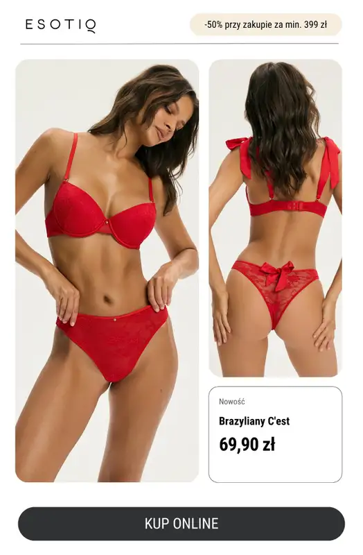 Esotiq - gazetka promocyjna -50% przy zakupach za min. 399 zł od czwartku 20.11 do niedzieli 30.11 - strona 9