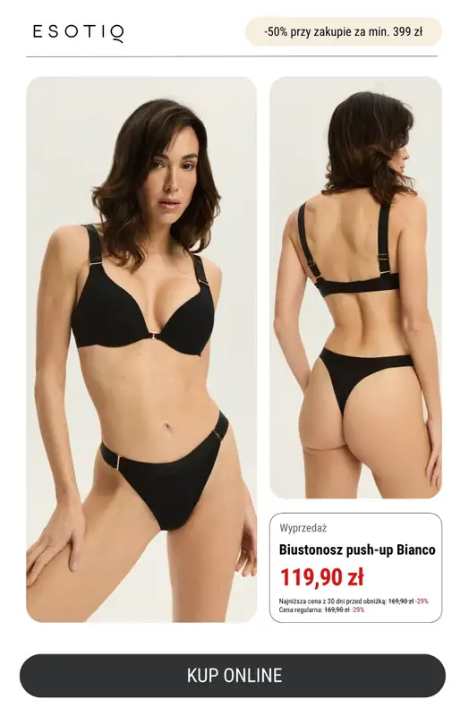 Esotiq - gazetka promocyjna -50% przy zakupach za min. 399 zł od czwartku 20.11 do niedzieli 30.11 - strona 14