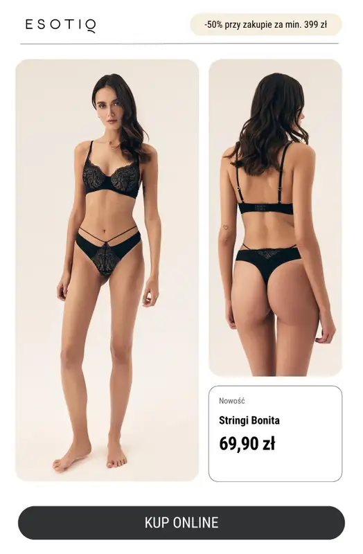 Esotiq - gazetka promocyjna -50% przy zakupach za min. 399 zł od czwartku 20.11 do niedzieli 30.11 - strona 5