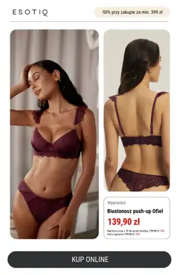 Esotiq - gazetka promocyjna -50% przy zakupach za min. 399 zł od czwartku 20.11 do niedzieli 30.11 - strona 2