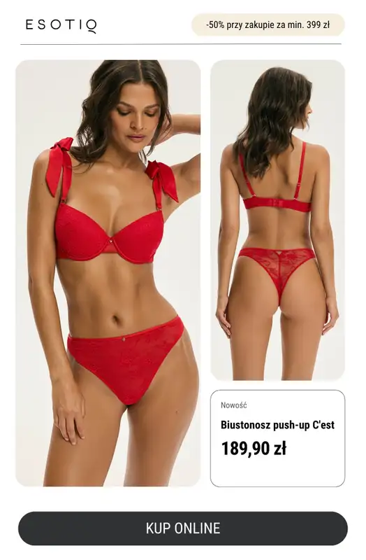 Esotiq - gazetka promocyjna -50% przy zakupach za min. 399 zł od czwartku 20.11 do niedzieli 30.11 - strona 8