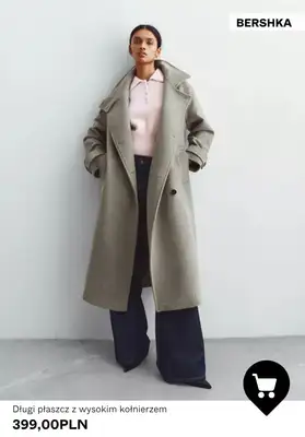 Bershka - gazetka promocyjna Płaszcze damskie od czwartku 20.11  - strona 6