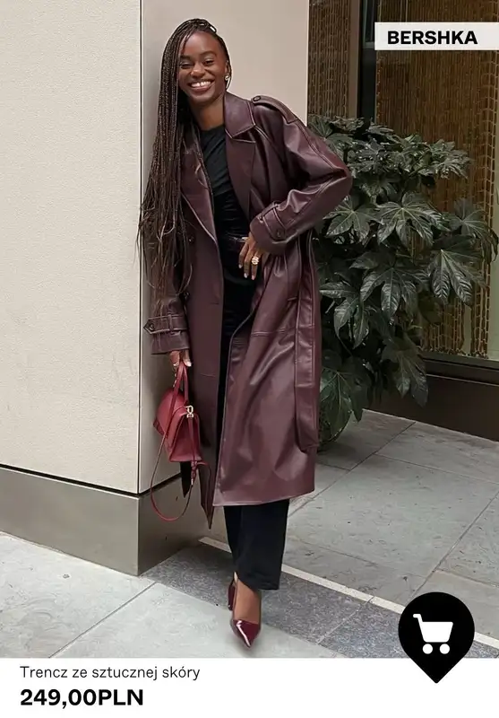 Bershka - gazetka promocyjna Płaszcze damskie od czwartku 20.11  - strona 7