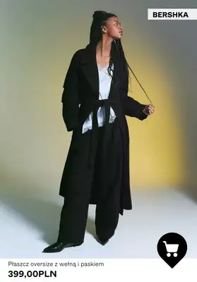 Bershka - gazetka promocyjna Płaszcze damskie od czwartku 20.11  - strona 9