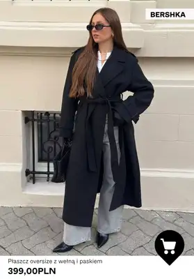 Bershka - gazetka promocyjna Płaszcze damskie od czwartku 20.11  - strona 8
