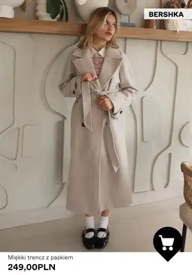 Bershka - gazetka promocyjna Płaszcze damskie od czwartku 20.11  - strona 5