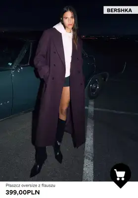 Bershka - gazetka promocyjna Płaszcze damskie od czwartku 20.11  - strona 4