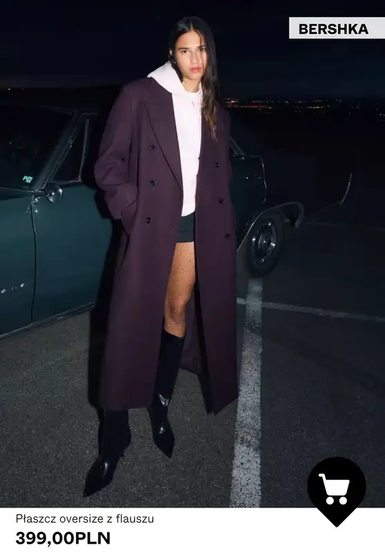 Bershka - gazetka promocyjna Płaszcze damskie od czwartku 20.11  - strona 4