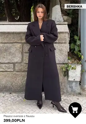 Bershka - gazetka promocyjna Płaszcze damskie od czwartku 20.11  - strona 3
