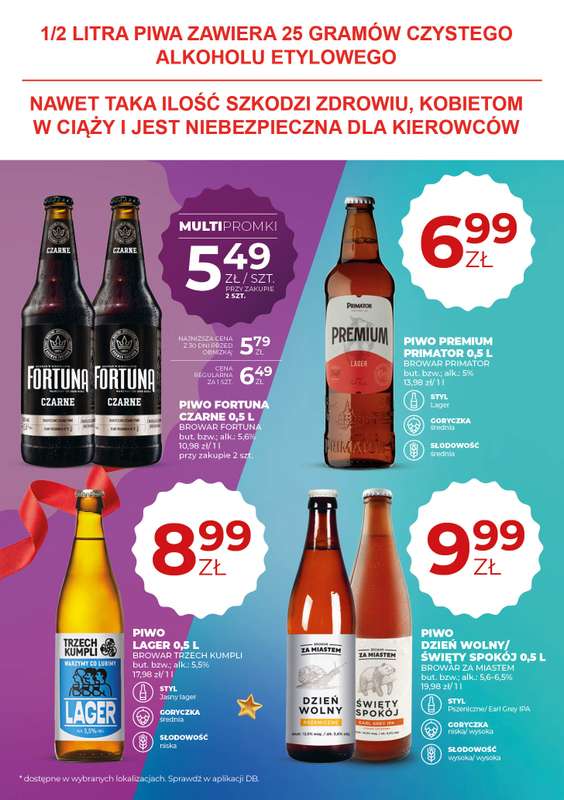 Duży Ben - gazetka promocyjna Gazetka piwna od środy 19.11 do wtorku 02.12 - strona 13