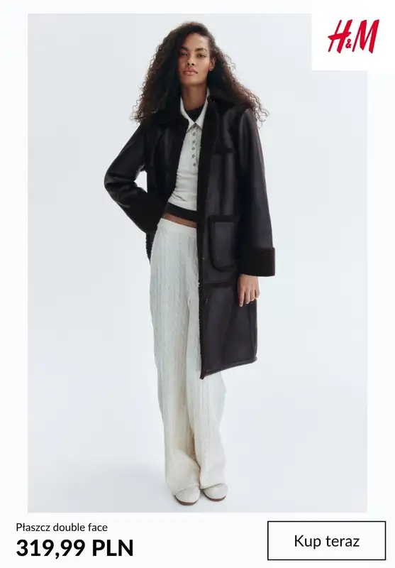 H&M - gazetka promocyjna Płaszcze damskie od czwartku 20.11  - strona 10