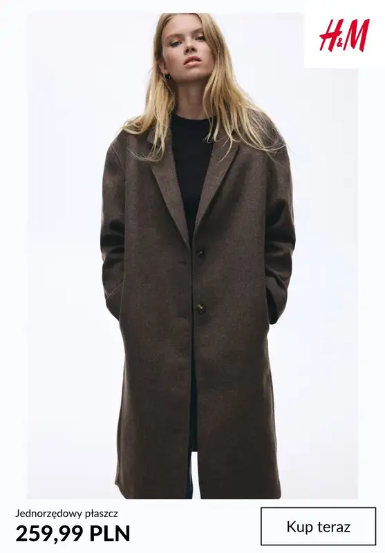 H&M - gazetka promocyjna Płaszcze damskie od czwartku 20.11  - strona 5