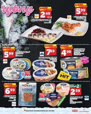TOPAZ - gazetka promocyjna Gazetka od czwartku 27.11 do środy 03.12 - strona 17