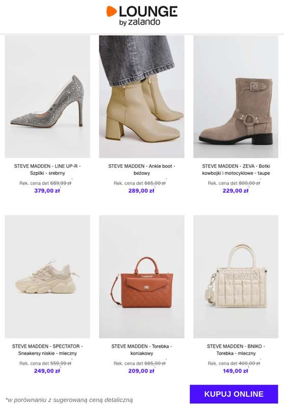 Lounge by Zalando - gazetka promocyjna Do -73%  Steve Madden od czwartku 20.11 do niedzieli 23.11 - strona 7
