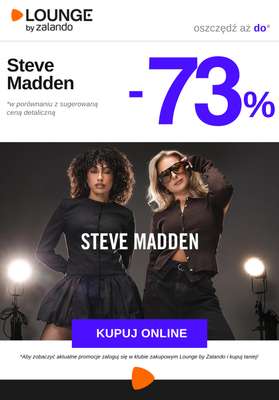Lounge by Zalando - gazetka promocyjna Do -73%  Steve Madden od czwartku 20.11 do niedzieli 23.11