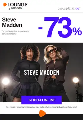 Lounge by Zalando - gazetka promocyjna Do -73%  Steve Madden od czwartku 20.11 do niedzieli 23.11