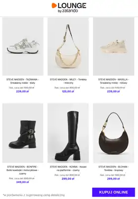 Lounge by Zalando - gazetka promocyjna Do -73%  Steve Madden od czwartku 20.11 do niedzieli 23.11 - strona 9