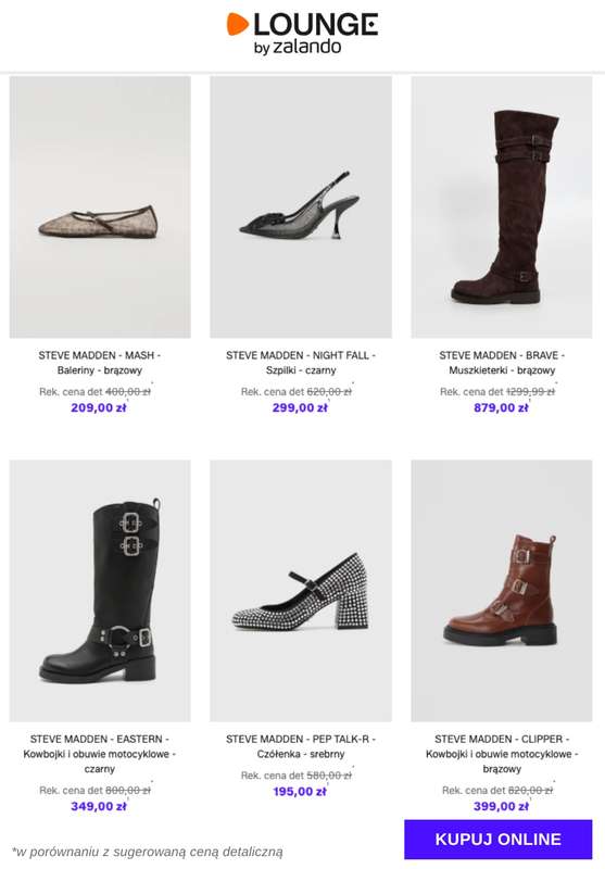 Lounge by Zalando - gazetka promocyjna Do -73%  Steve Madden od czwartku 20.11 do niedzieli 23.11 - strona 5