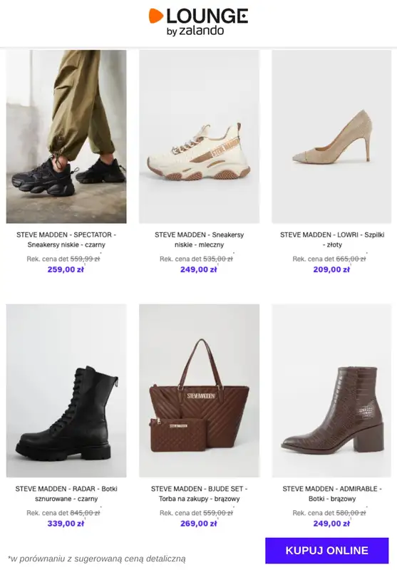 Lounge by Zalando - gazetka promocyjna Do -73%  Steve Madden od czwartku 20.11 do niedzieli 23.11 - strona 3