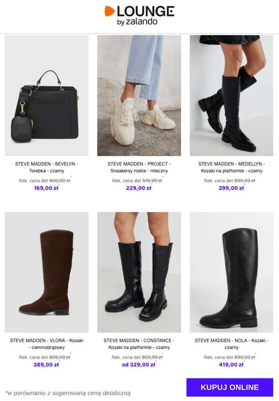 Lounge by Zalando - gazetka promocyjna Do -73%  Steve Madden od czwartku 20.11 do niedzieli 23.11 - strona 2
