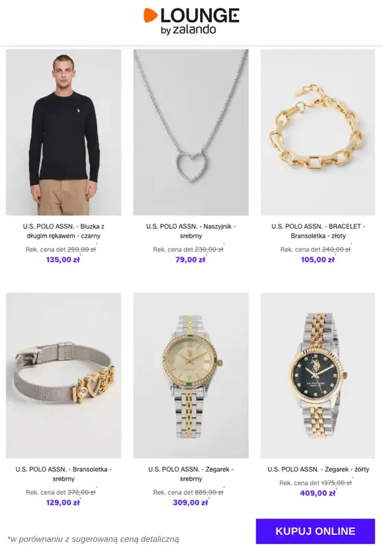 Lounge by Zalando - gazetka promocyjna Do -77% U.S. Polo Assn. od czwartku 20.11 do niedzieli 23.11 - strona 4