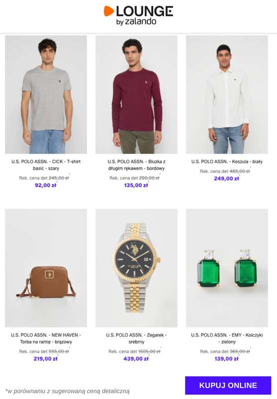 Lounge by Zalando - gazetka promocyjna Do -77% U.S. Polo Assn. od czwartku 20.11 do niedzieli 23.11 - strona 5