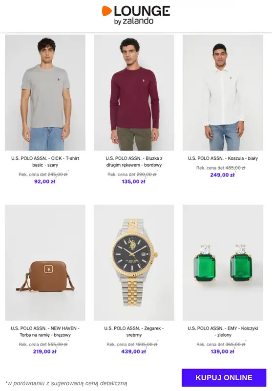 Lounge by Zalando - gazetka promocyjna Do -77% U.S. Polo Assn. od czwartku 20.11 do niedzieli 23.11 - strona 5