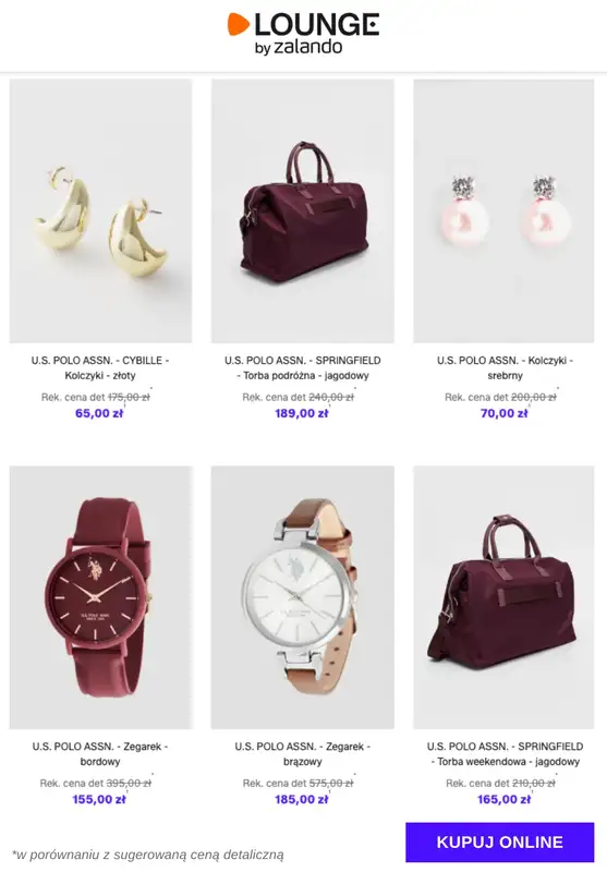 Lounge by Zalando - gazetka promocyjna Do -77% U.S. Polo Assn. od czwartku 20.11 do niedzieli 23.11 - strona 2