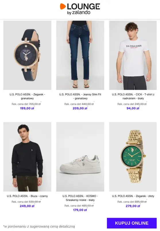 Lounge by Zalando - gazetka promocyjna Do -77% U.S. Polo Assn. od czwartku 20.11 do niedzieli 23.11 - strona 7