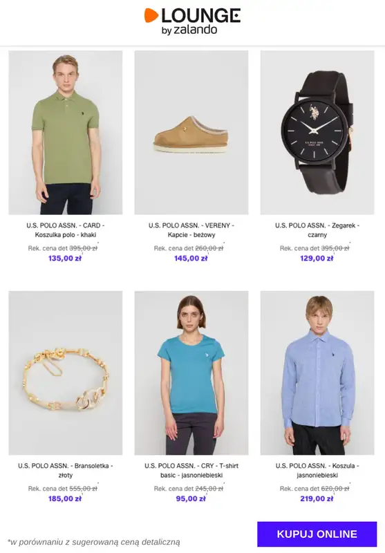 Lounge by Zalando - gazetka promocyjna Do -77% U.S. Polo Assn. od czwartku 20.11 do niedzieli 23.11 - strona 6