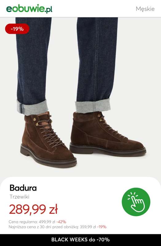 eobuwie.pl - gazetka promocyjna BLACK WEEKS do -70%: Więcej modeli, więcej rabatów! od czwartku 20.11 do czwartku 27.11 - strona 13