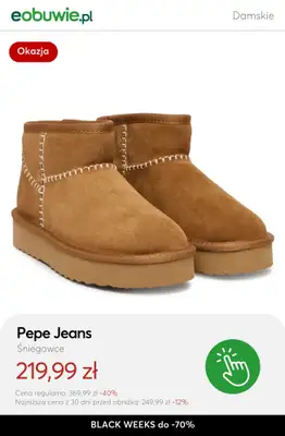 BLACK FRIDAY - gazetka promocyjna eobuwie | BLACK WEEKS do -70%: Więcej modeli, więcej rabatów! od czwartku 20.11 do czwartku 27.11 - strona 5