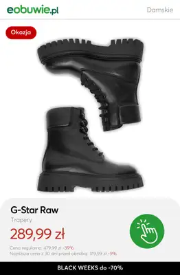 BLACK FRIDAY - gazetka promocyjna eobuwie | BLACK WEEKS do -70%: Więcej modeli, więcej rabatów! od czwartku 20.11 do czwartku 27.11 - strona 9