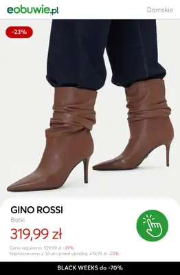 BLACK FRIDAY - gazetka promocyjna eobuwie | BLACK WEEKS do -70%: Więcej modeli, więcej rabatów! od czwartku 20.11 do czwartku 27.11 - strona 12