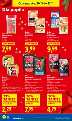 Lidl - gazetka promocyjna Oferta od czwartku od czwartku 20.11 do soboty 22.11 - strona 62
