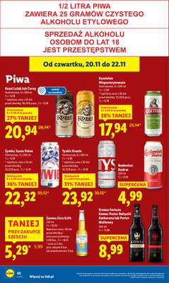 Lidl - gazetka promocyjna Oferta od czwartku od czwartku 20.11 do soboty 22.11 - strona 46