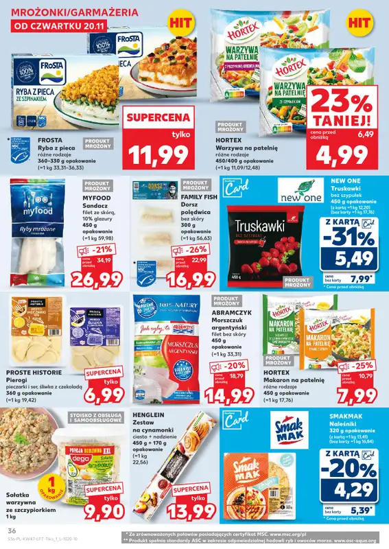 Kaufland - gazetka promocyjna Oferta Kaufland od czwartku 20.11 do środy 26.11 - strona 36