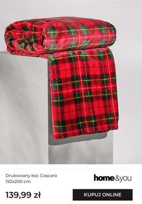 Drukowany koc Coscaro