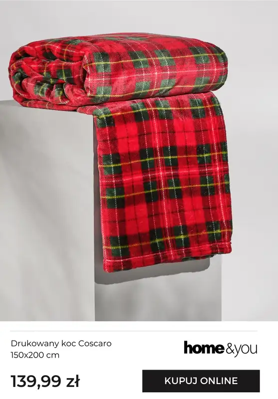 home&you - gazetka promocyjna Miękkie i ciepłe koce od czwartku 20.11 do niedzieli 30.11 - strona 2