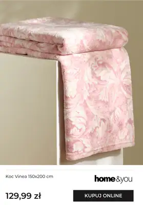 home&you - gazetka promocyjna Miękkie i ciepłe koce od czwartku 20.11 do niedzieli 30.11 - strona 14