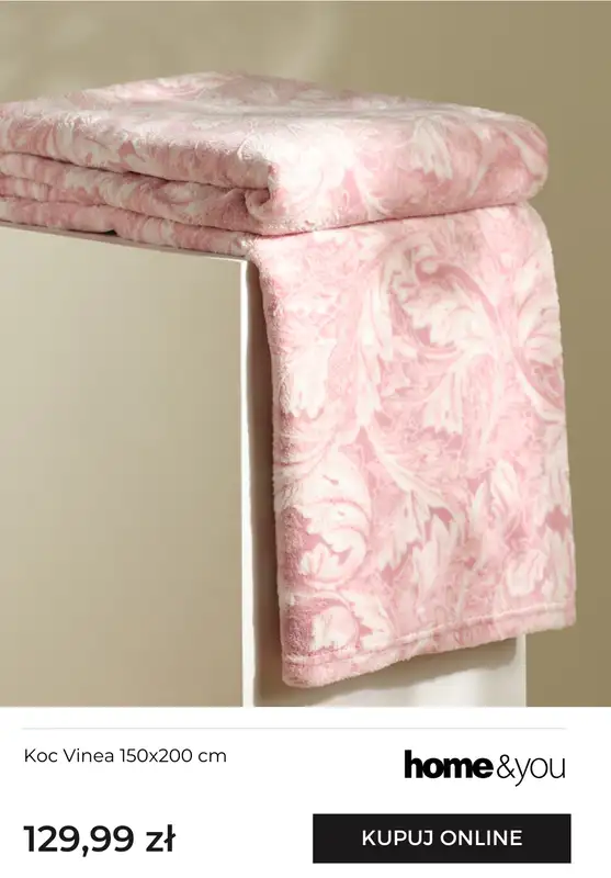 home&you - gazetka promocyjna Miękkie i ciepłe koce od czwartku 20.11 do niedzieli 30.11 - strona 14